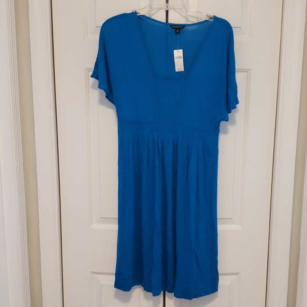 NWT Banana Republic flutter-sleeve dress